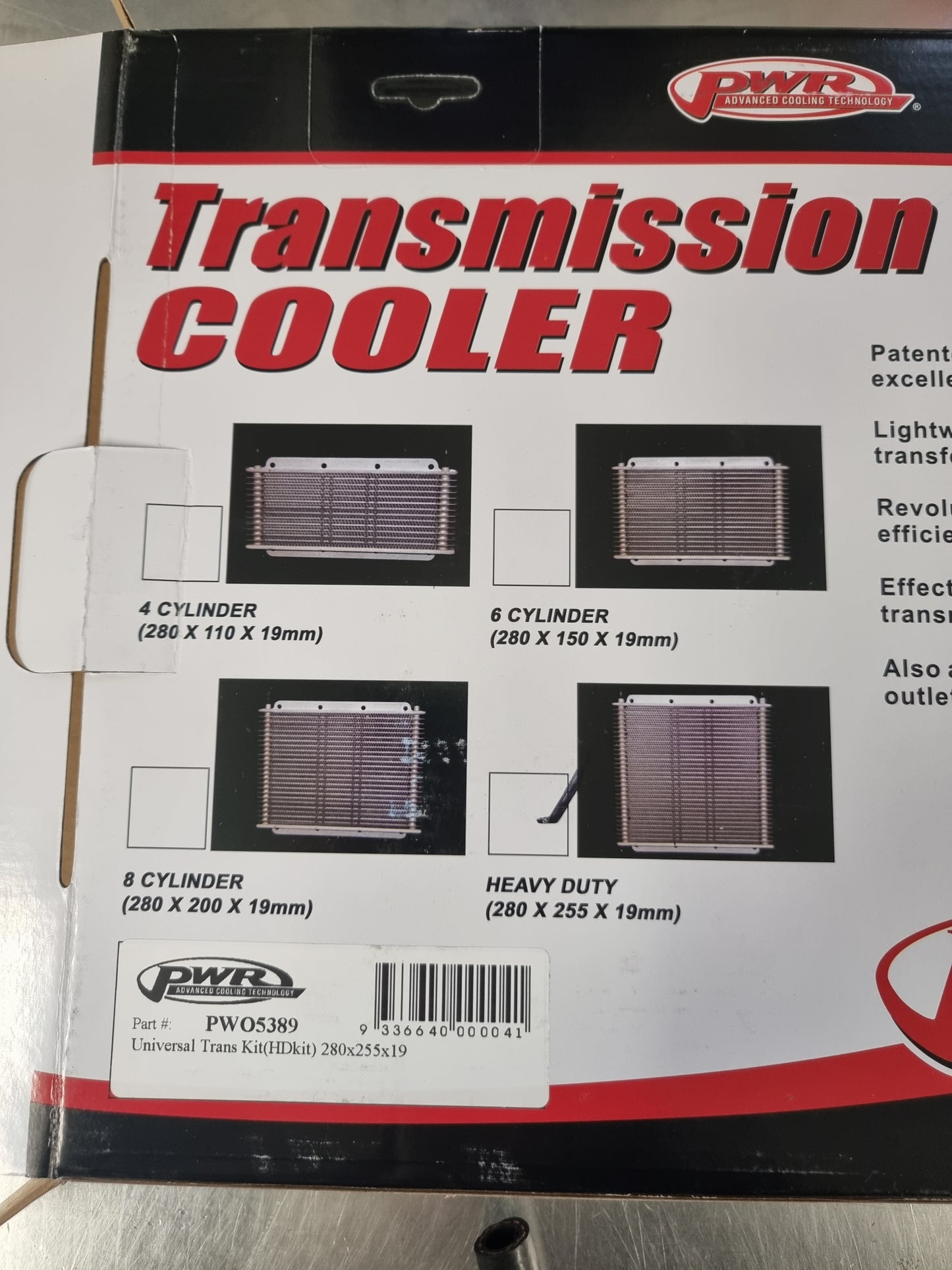 PWR Universal Transmission Oil Cooler Kits (4 Sizes)