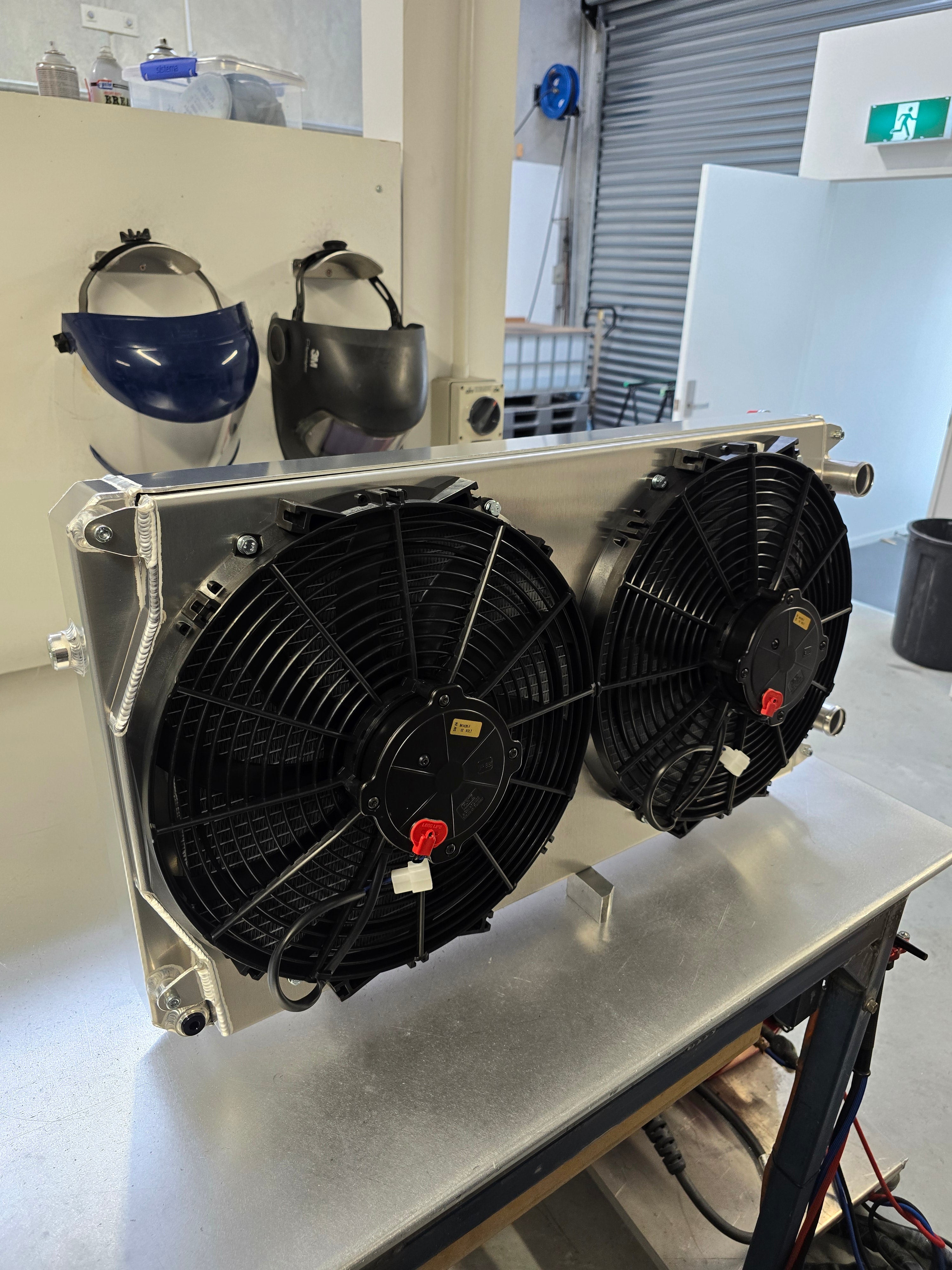 X3 Rear Mount Radiator Rear Mount Radiator Setup - PWR 55mm – Skeleton Welding