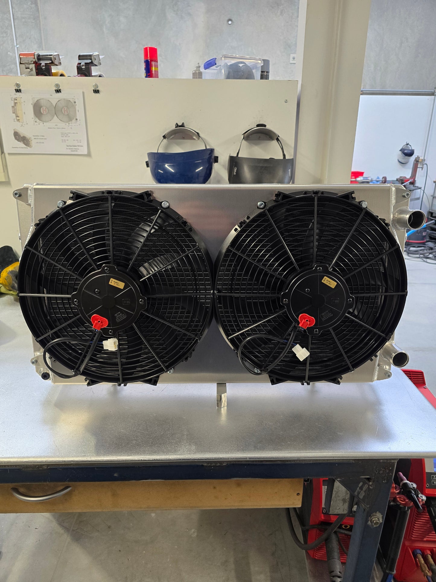 Rear Mount Radiator Setup - PWR 55mm